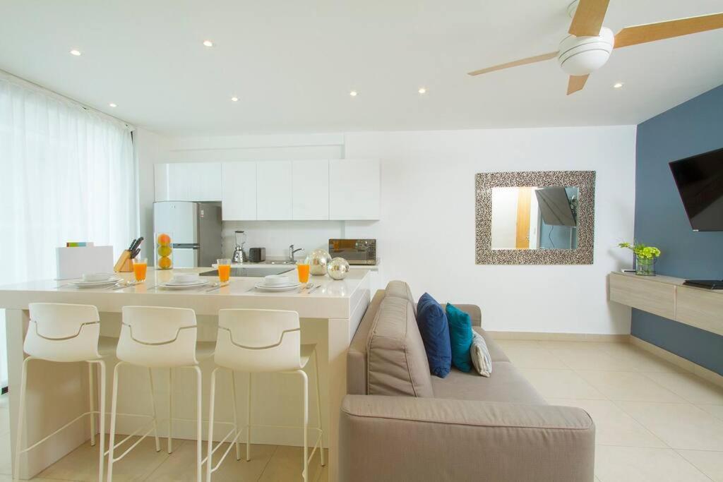 Glamorous 2 Bedroom Apartment / Up To 6 Ppl Playa del Carmen Buitenkant foto