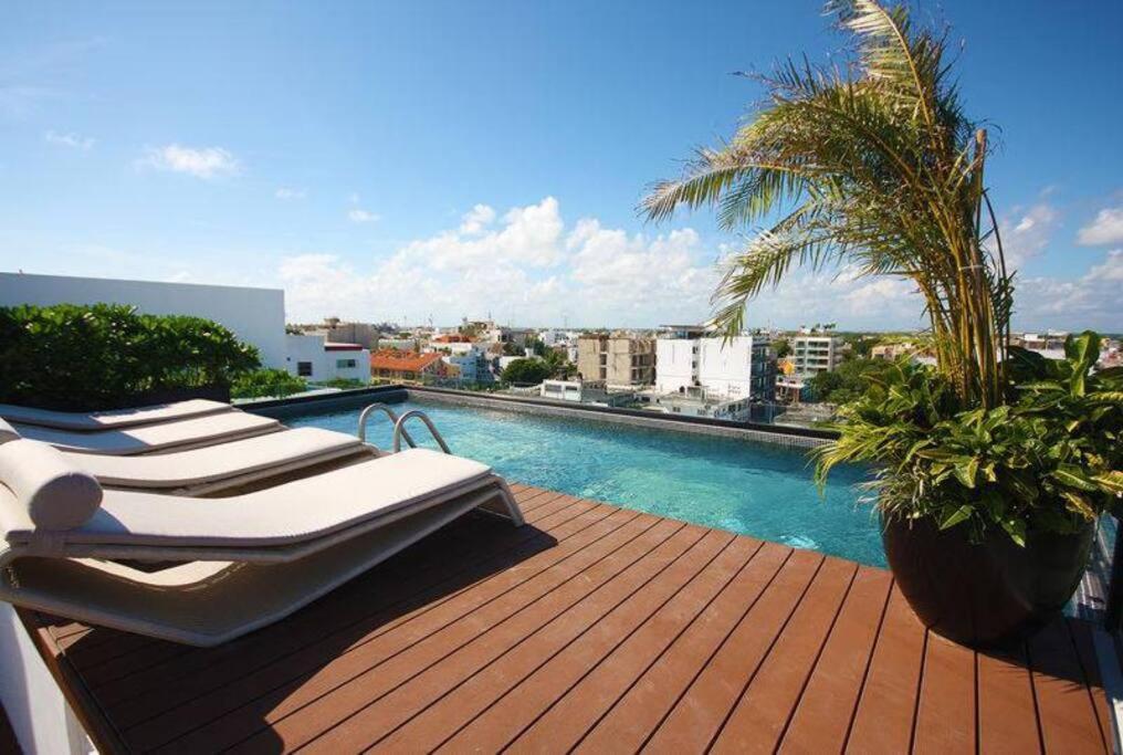 Glamorous 2 Bedroom Apartment / Up To 6 Ppl Playa del Carmen Buitenkant foto